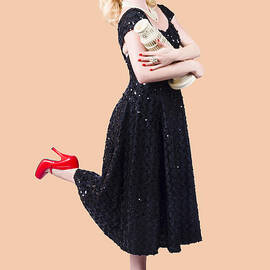 Isolated full length woman on europe travel trip  by Jorgo Photography