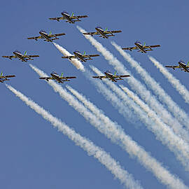 Italian AirForce Frecce Tricolori II by Susan Candelario