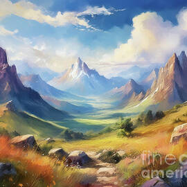 Jagged Mountains by Macro Abundance