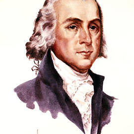 James Madison - Signers Of The U.S. Constitution by Lyle Tayson
