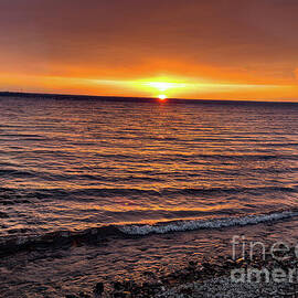 January Sunrise over Seneca Lake by William Norton