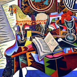 Joan Miro - Horse, Pipe and Red Flower by Jon Baran