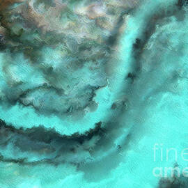 Job 26 12. He Breaks Up The Storm. Contemporary Christian Art by Mark Lawrence
