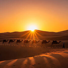 Journey Through the Golden Sands by The Luxury Art Collection