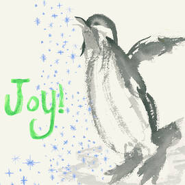 Joyful Penguin by Elizabeth Reich