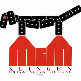 Julius Klinger posters - MEM Rasierklingen, M. E. Mayor Razor blades advertisement by Julius Klinger