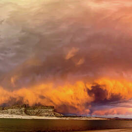 June 2021 Storm over Lake Powell by Alain Zarinelli