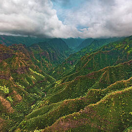 Jungle Canyon - Kauai, Hawaii by Abbie Matthews