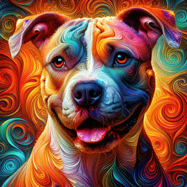 Kaleidoscopic Canine by Bill and Linda Tiepelman