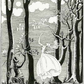 Kay Nielsen illustrations - The red shoes -  Andersen's Fairy Tales 1924 by Kay Nielsen