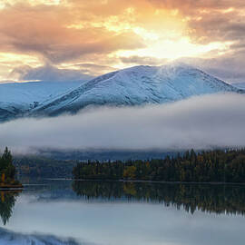 Kenai Lake Alaska Mountain Reflection  by Dan Sproul