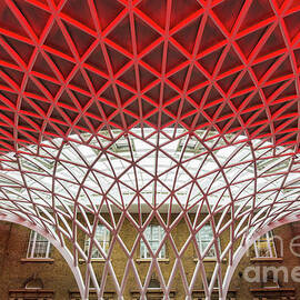 Kings cross station roof, London, England by Neale And Judith Clark