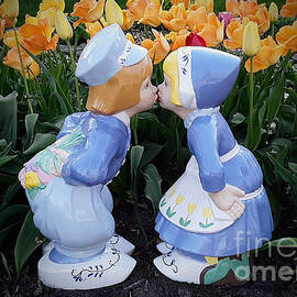 Kissing in the Tulips by Mark Triplett