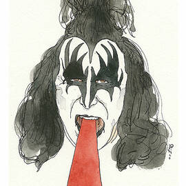 Kissing Up at the Kennedy Center by Barry Blitt