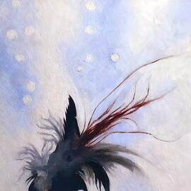 Kokopelli with Snow by Georgia O'Keeffe by Georgia O'Keeffe