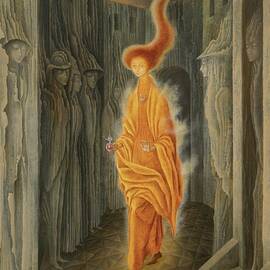 La Llamada - The Call by Remedios Varo by Remedios Varo