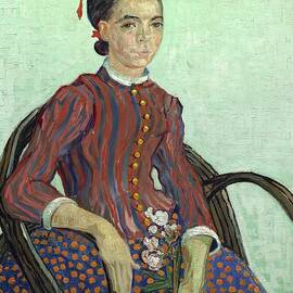 La Mousme Sitting by Antonios Valamontes