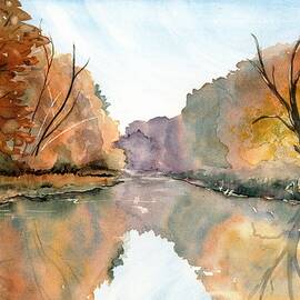 La Platte River Fall by Amanda Amend