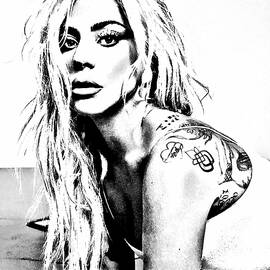 Lady Gaga, American singer-songwriter and actress by Gradify Creations