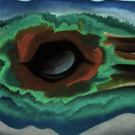 Lake George, Pool in the Woods by Georgia O'Keeffe by Georgia O'Keeffe