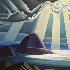 Lake Superior 1923 by Lawren Harris by Lawren Stewart Harris