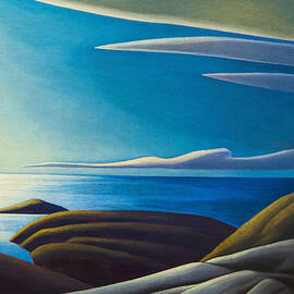 Lake Superior III. 1923 by Lawren Harris by Lawren Stewart Harris