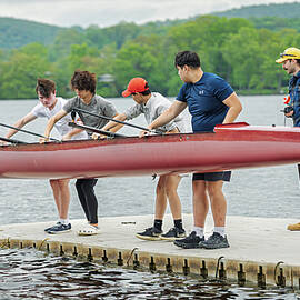 Lake Waramaug Rowing 09 by Dave King