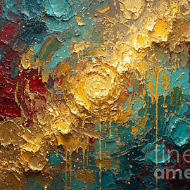 Lamentations 3 22. New Every Morning. Abstract Christian Wall Art by Mark Lawrence