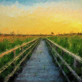 Sketches of the Famous Sights of Japan - Monkey Bridge - Digital