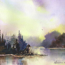 LaPlatte River Dusk by Amanda Amend