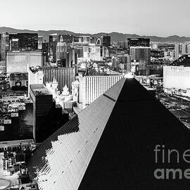 Las Vegas Skyline Black and White Photo by Paul Velgos