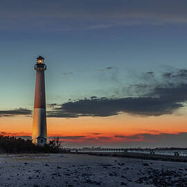 Last Light at Barnegat Lighthouse by Richard DeYoung