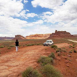 Late afternoon reflection and the Valley of the Gods by Joe Schofield