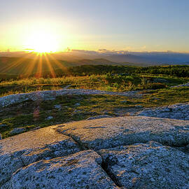 Late Light, Foss Mountain. by Jeff Sinon