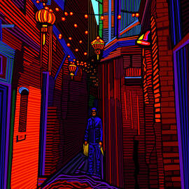 Late Night In Fan Tan Alley by Rod Whyte