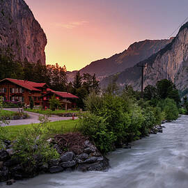 Lauterbrunnen river by Serge Ramelli