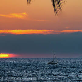 Lazy Sunset Puerto Vallarta Mexico by Tommy Farnsworth