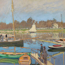 Le bassin d'Argenteuil by Claude Monet by The Luxury Art Collection