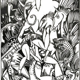 Le Foret Merveilleuse - The Marvelous Forest, XX Dessins  by Amadeo de Souza-Cardoso by Amadeo de Souza-Cardoso