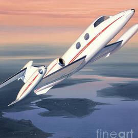 Learjet 23 by Jack Fellows