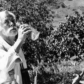 Lee Marvin Drinking Gin 1976 Shout at the Devil by Silver Screen