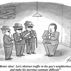 Lets Obstruct Traffic by Tom Toro