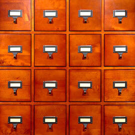 Library Card Drawer Cabinet by Olivier Le Queinec