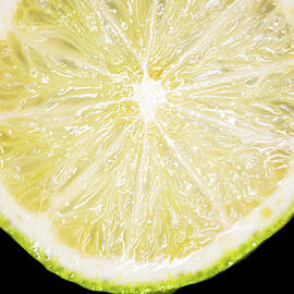 Lime Burst Citrus Glow in Macro by Robert Niemeier