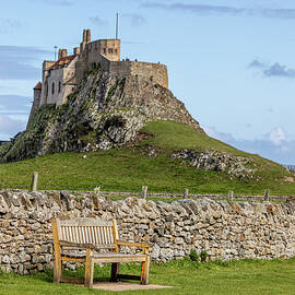 Lindisfarne Castle View by Shirley Mitchell