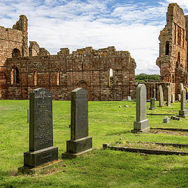 Lindisfarne Priory  by Shirley Mitchell