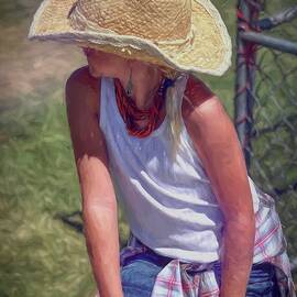 Little Cowgirl at San Clemente Rodeo by Rebecca Herranen