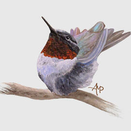 Little Dancing Hummer by Angeles M Pomata