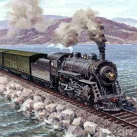 Locomotives - Rutland Railroad 4-6-0 Type Engine Number 73 by J Craig Thorpe
