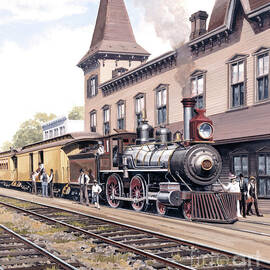 Locomotives - St. Louis, Iron Mountain And Southern Railway 4-4-0 Type Engine Number 399 by J Craig Thorpe